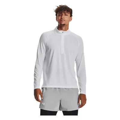 Mikina Under Armour Streaker Half Zip White