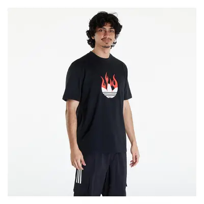 Tričko adidas Flames Logo Tee Black