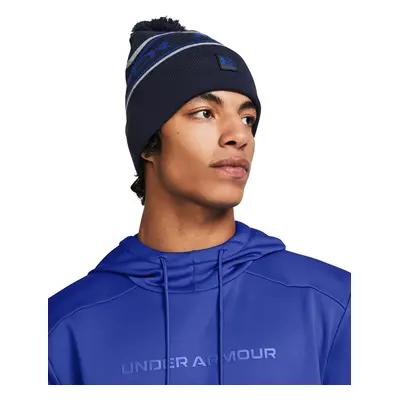 Čepice Under Armour Men'S Halftime Pom Beanie Midnight Navy