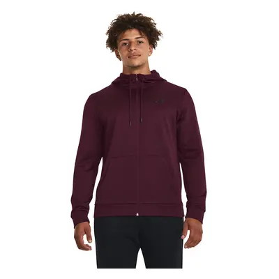 Mikina Under Armour Armour Fleece Fz Hoodie Dark Maroon