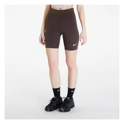 Šortky Nike Sportswear Classics Women's High-Waisted 8" Biker Shorts Baroque Brown/ Sail