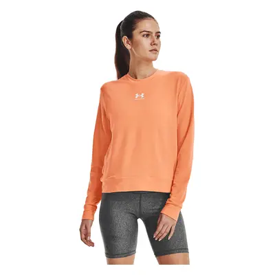 Mikina Under Armour Rival Terry Crew Orange