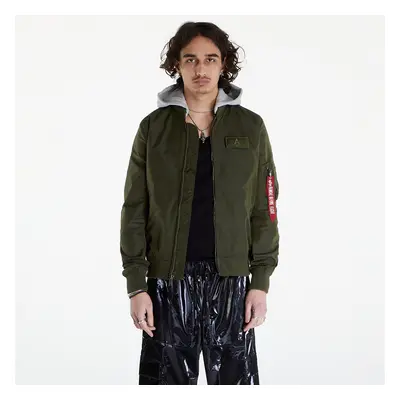 Bunda Alpha Industries MA-1 TT Hood Dark Green