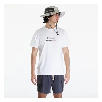 Tričko Columbia Explorers Canyon™ Back Short Sleeve Tee White/ Heritage