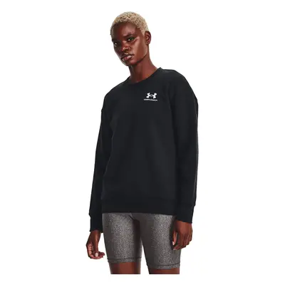 Mikina Under Armour Essential Fleece Crew Black