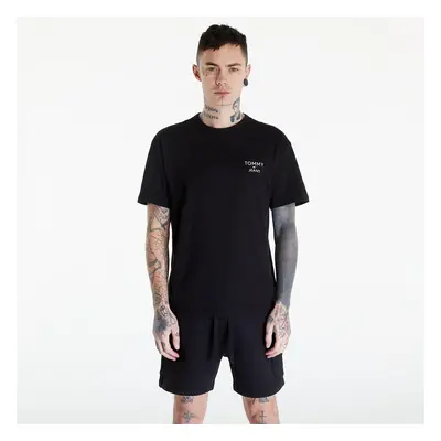 Tričko Tommy Jeans Reg Corp Tee Ext Black