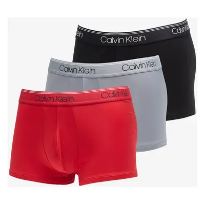 Boxerky Calvin Klein Microfiber Stretch Wicking Technology Low Rise Trunk 3-Pack Black/ Convoy/ 