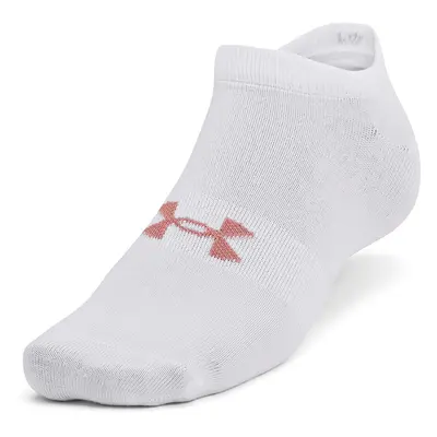 Ponožky Under Armour Essential No Show 3-Pack Pink Elixir