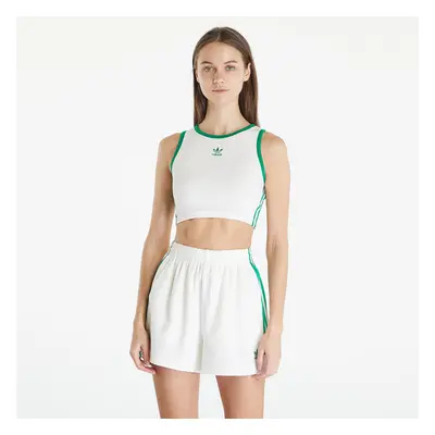 Tílko adidas Terry Crop Tank Off White