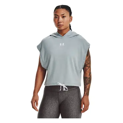 Mikina Under Armour Rival Terry Ss Hoodie Blue