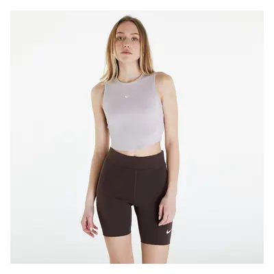 Tílko Nike Sportswear Essentials Women's Ribbed Cropped Tank Platinum Violet/ Sail