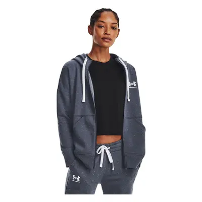 Mikina Under Armour Rival Fleece Fz Hoodie Gray