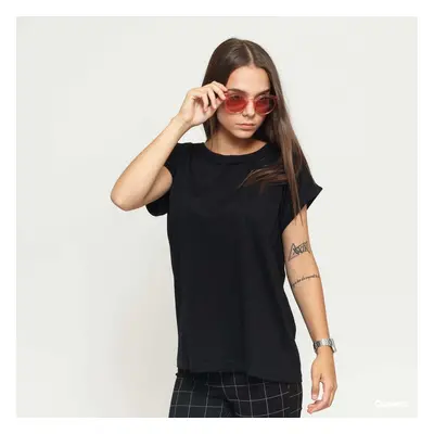 Tričko Urban Classics Ladies Organic Extended Shoulder Tee Black