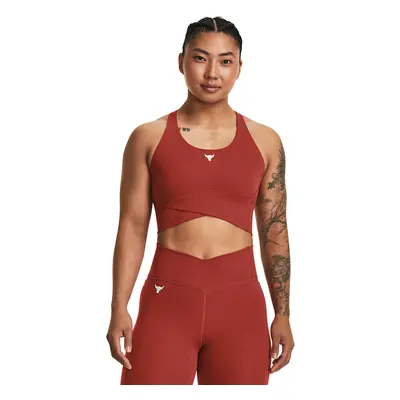 Podprsenka Under Armour Project Rck Letsgo Crssover Top Heritage Red