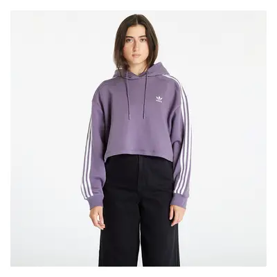 Mikina adidas Originals Hoodie Cropped Shale Violet