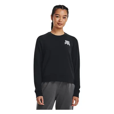 Mikina Under Armour Rival Terry Graphic Crew Black