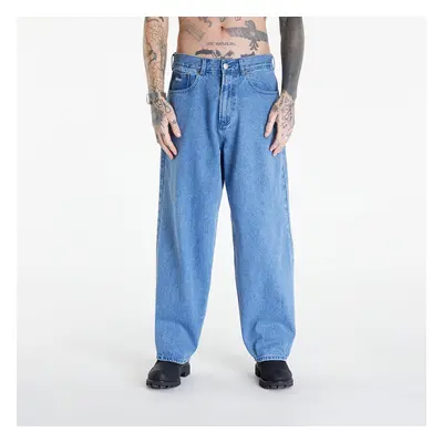 Kalhoty OBEY Bigwig Baggy Denim Light Indigo