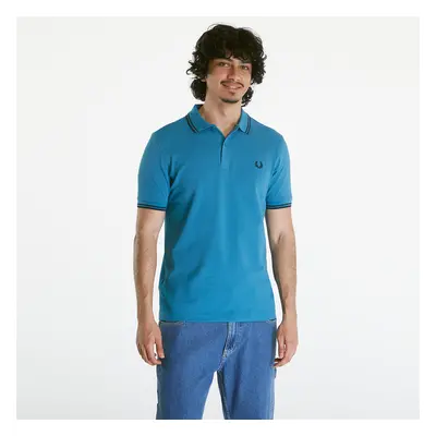 Tričko FRED PERRY Twin Tipped Shirt Ocean/ Navy