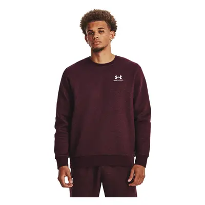 Mikina Under Armour Essential Fleece Crew Dark Maroon