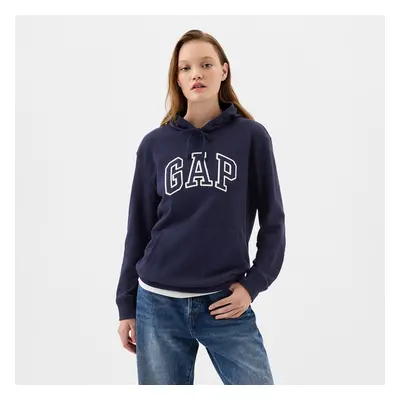 Mikina GAP Pullover Logo Hoodie Navy Uniform