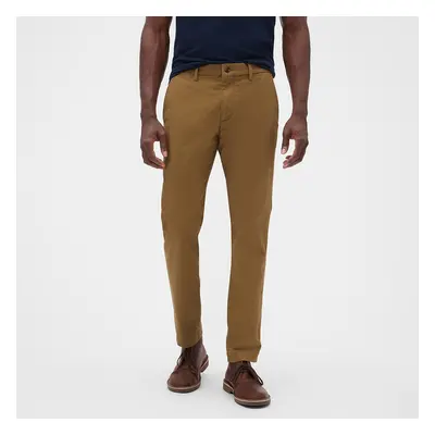 Kalhoty GAP Chino Skinny Fit Pants Palomino Brown Global