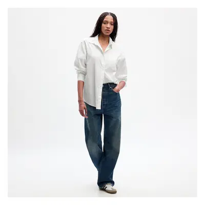 Košile GAP The Big Shirt Optic White