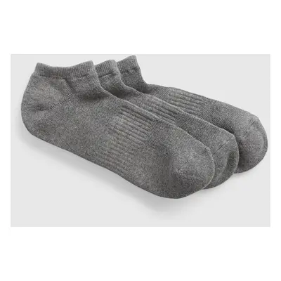 Ponožky GAP Ankle Socks 3-Pack Grey