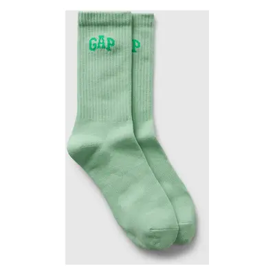 Ponožky GAP Logo Crew Socks Meadow Green