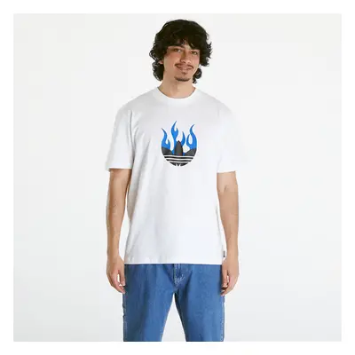 Tričko adidas Flames Logo Tee White