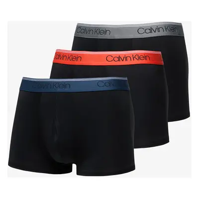 Boxerky Calvin Klein Microfiber Stretch Low Rise Trunk 3-Pack Black