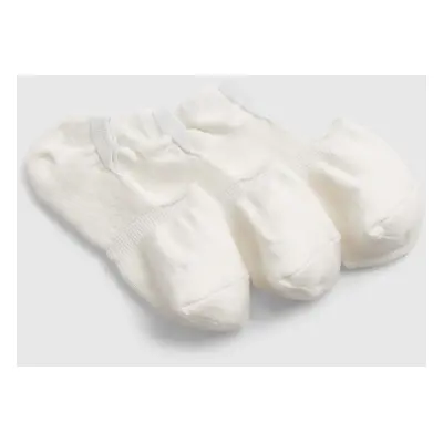 Ponožky GAP No Show Socks 3-Pack New Off White