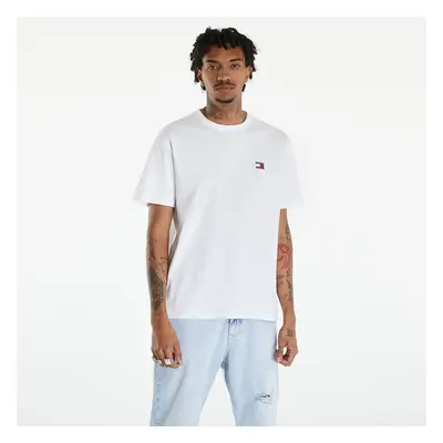 Tričko Tommy Jeans Regular Badge Tee White