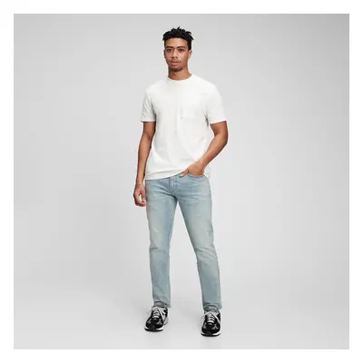 Kalhoty GAP Denim Pants Slim Light Wash