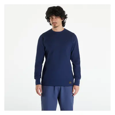 Tričko Nike Life Men's Long-Sleeve Heavyweight Waffle Top Obsidian/ Dark Obsidian/ Obsidian