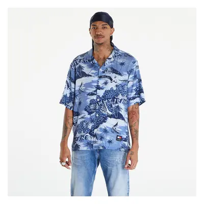 Košile Tommy Jeans Hawaiian Print Camp Collar Short Sleeve Shirt Hawaiian Aop