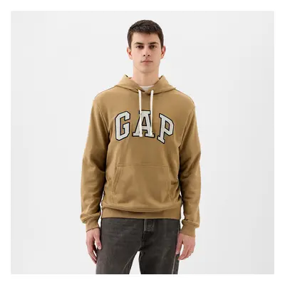 Mikina GAP French Terry Pullover Logo Hoodie Perfect Khaki