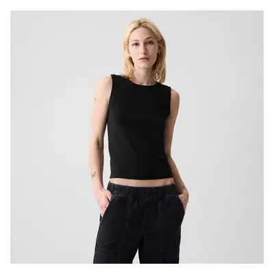 Tílko GAP Sleeveless Modal Shell Black