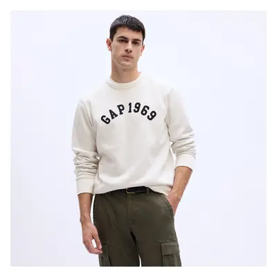 Mikina GAP Crewneck Logo Sweatshirt Carls Stone