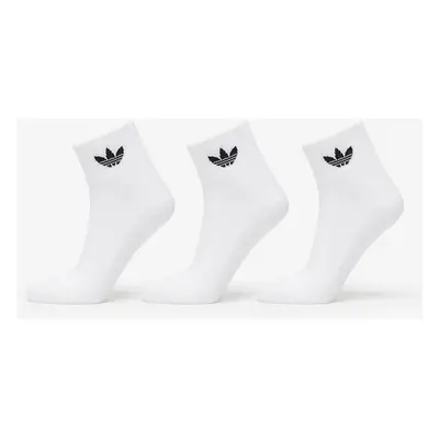 Ponožky adidas Mid Ankle Socks 3-Pack White/ White/ Black