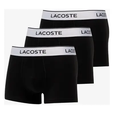 Boxerky LACOSTE Underwear Trunk 3-Pack Black