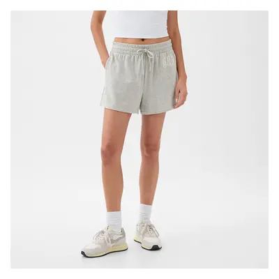 Šortky GAP Logo Shorts Light Heather Grey B08