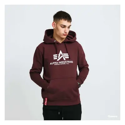 Mikina Alpha Industries Basic Hoody Dark Wine