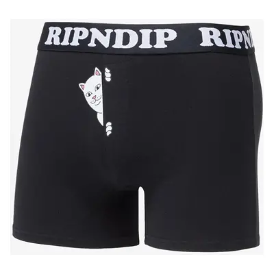 Boxerky RIPNDIP Peek A Nermal Boxers Black