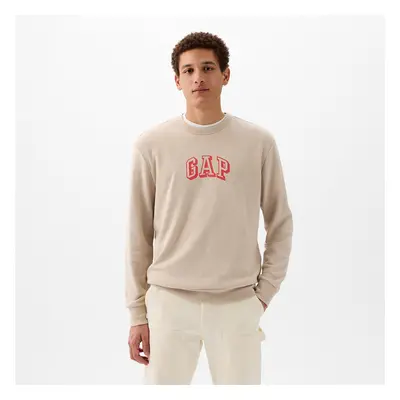 Mikina GAP Logo Crewneck Sweatshirt Bedrock