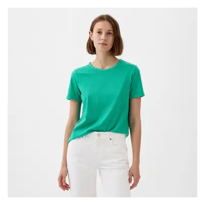 Tričko GAP Crewneck Tee Simply Green