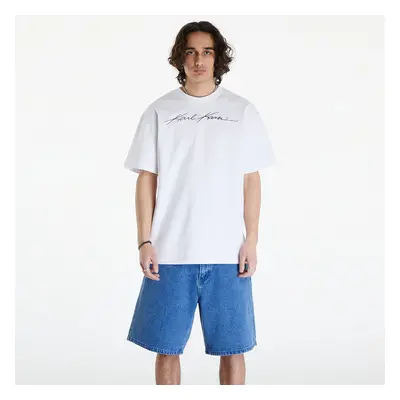 Tričko Karl Kani Autograph Heavy Jersey Boxy Tee White