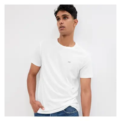 Tričko GAP Micro Logo Crew Neck Tee White V2 Global