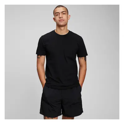 Tričko GAP Basic Pocket Tee True Black V2