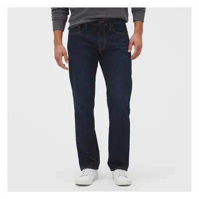 Kalhoty GAP Denim Pants Straight Dark Wash