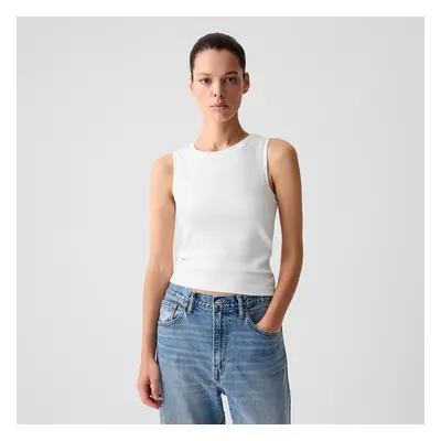 Tílko GAP Sleeveless Modal Shell Fresh White